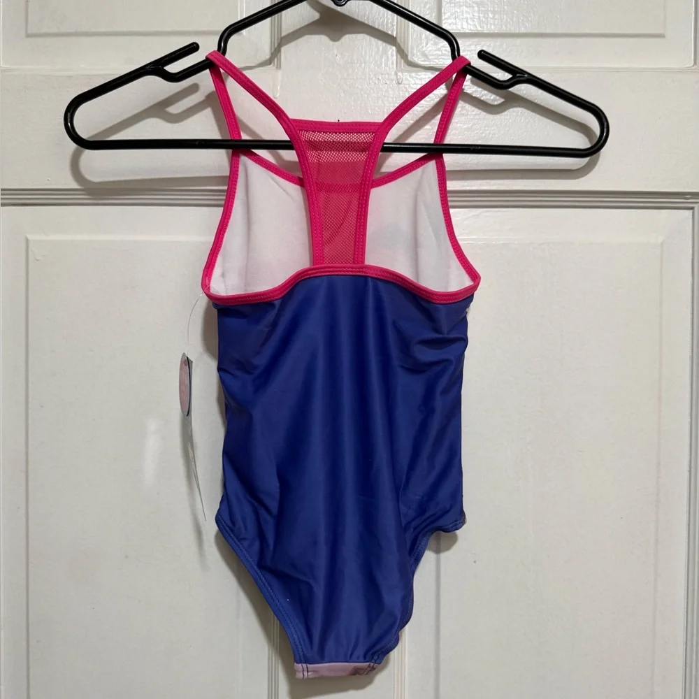 New Star Wars Toddler Girls Size 4 Swimsuit‎ One Piece Rey Pink Purple Disney